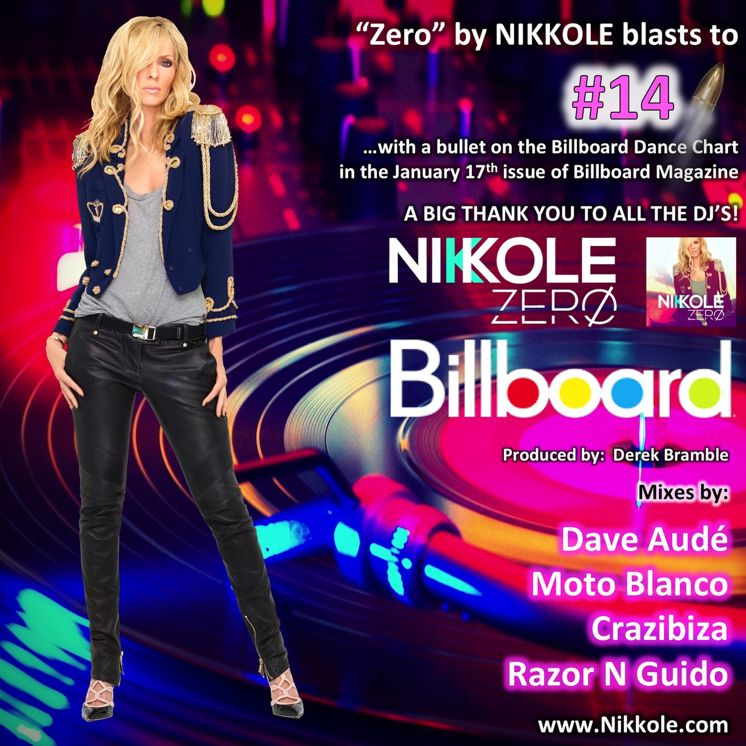 Nikkole’s “Zero” Lands at #14 on Billboard
