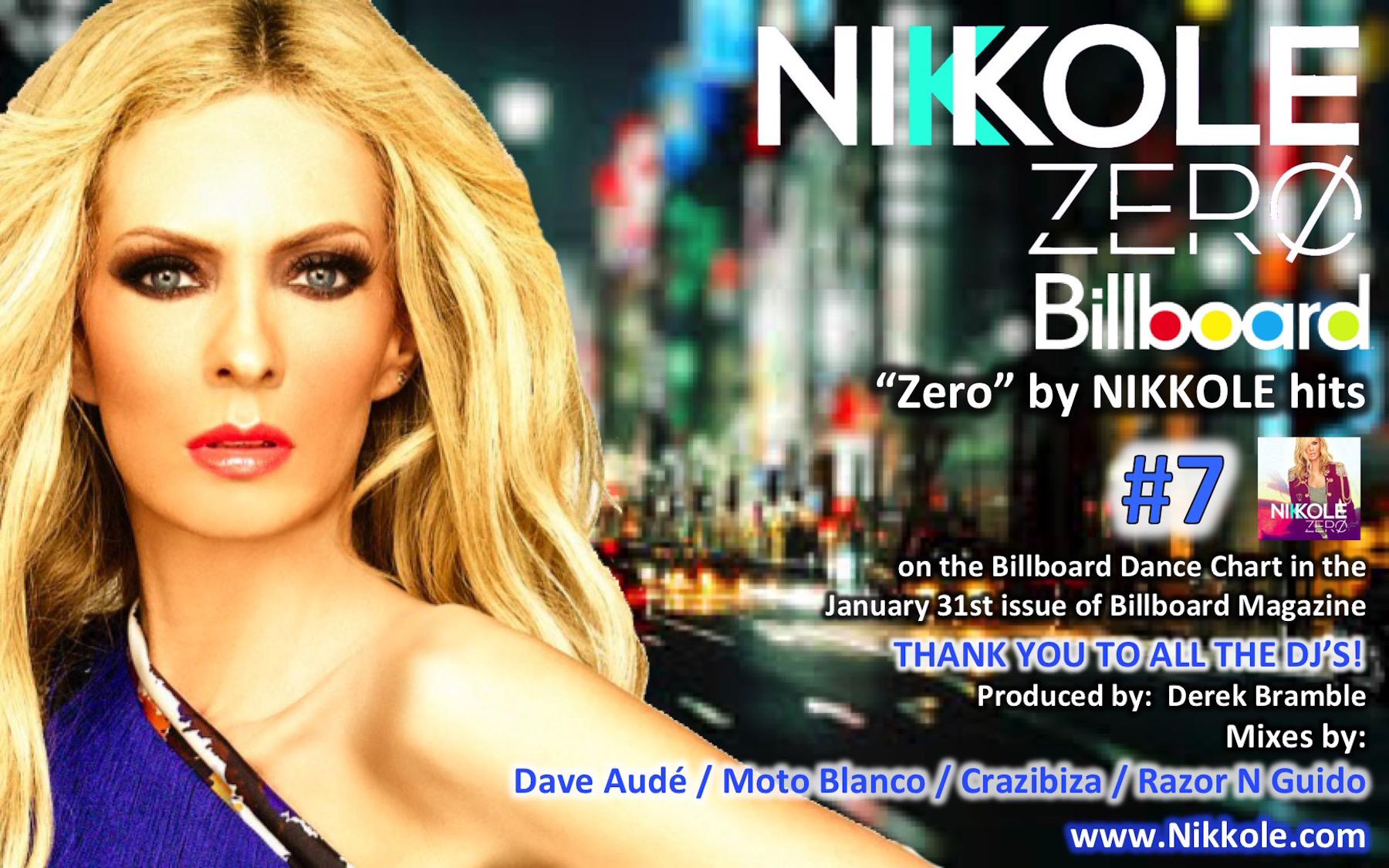 Nikkole Hits No. 7 on The Billboard Chart