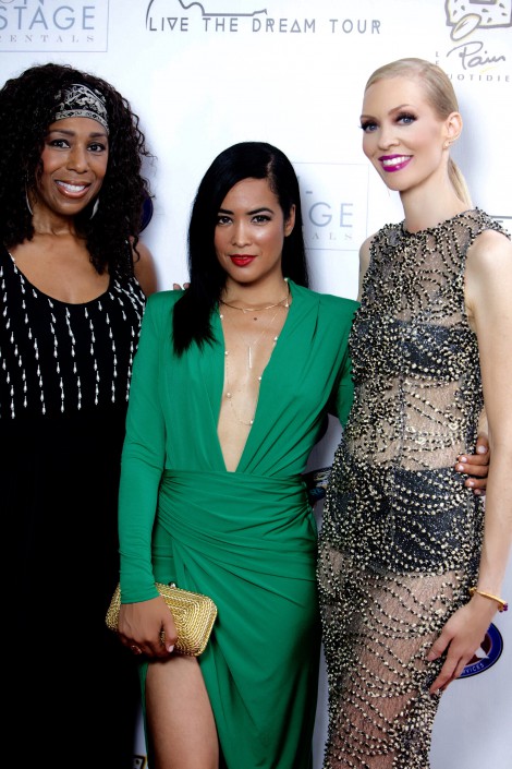 Dawnn Lewis, Melissa B and Nikkole on the red carpet at the LTDTF Gala Concert