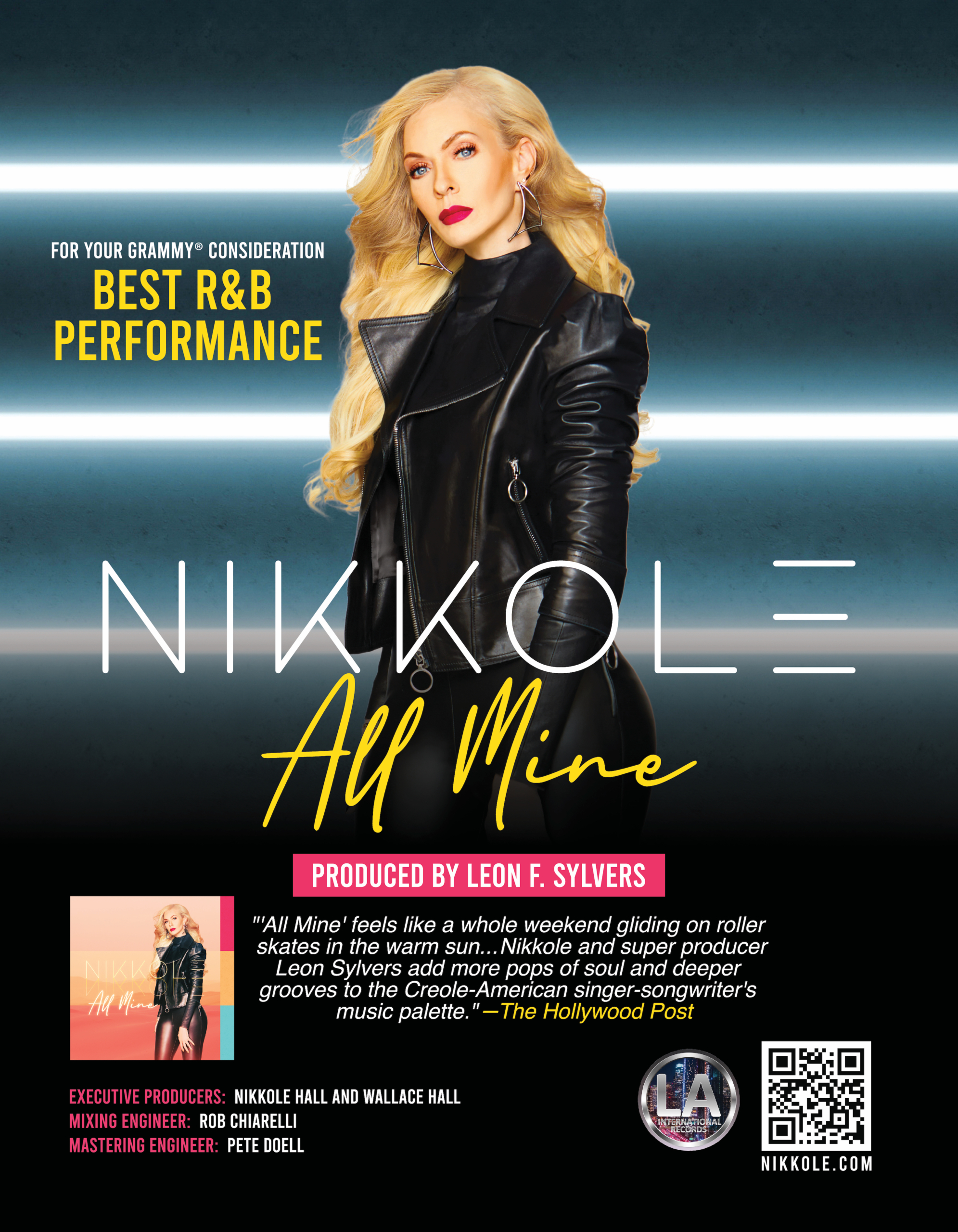 FYC – Nikkole “All Mine” – Best R&B Performance